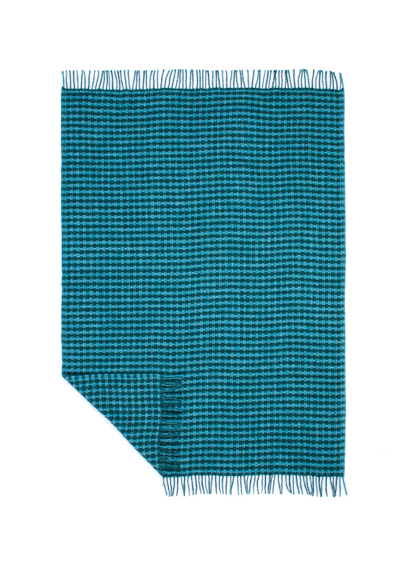 JÖKULBLÁMI - Icelandic Wool Blanket